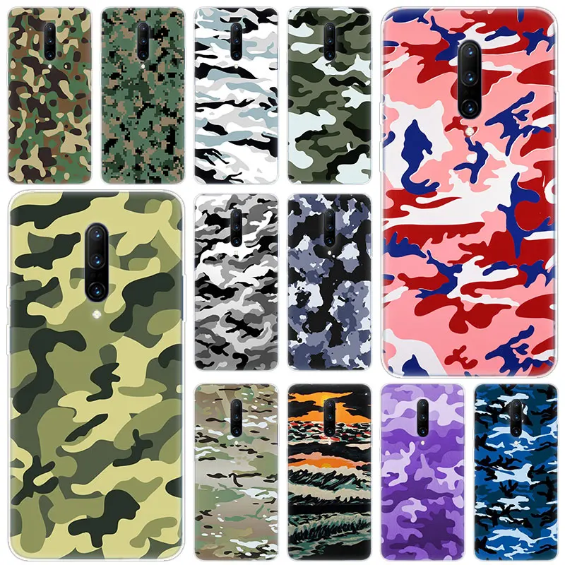 Hot Army Camo Camouflage Soft Silicone Fashion Transparent Case For font b OnePlus b font font