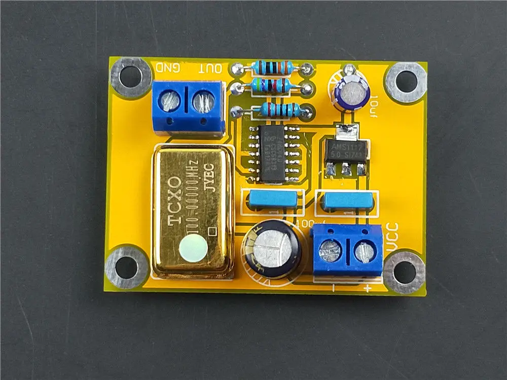 1pcs TCXO 0.1ppm 50.000MHz 50MHZ Ultra precision Gold Oscillator FOR audio DIY