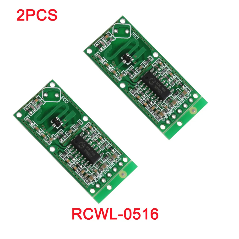 

2pcs/lot RCWL-0516 Microwave Doppler Radar Sensor Switch Module Human Induction Board Detector for Arduino RCmall