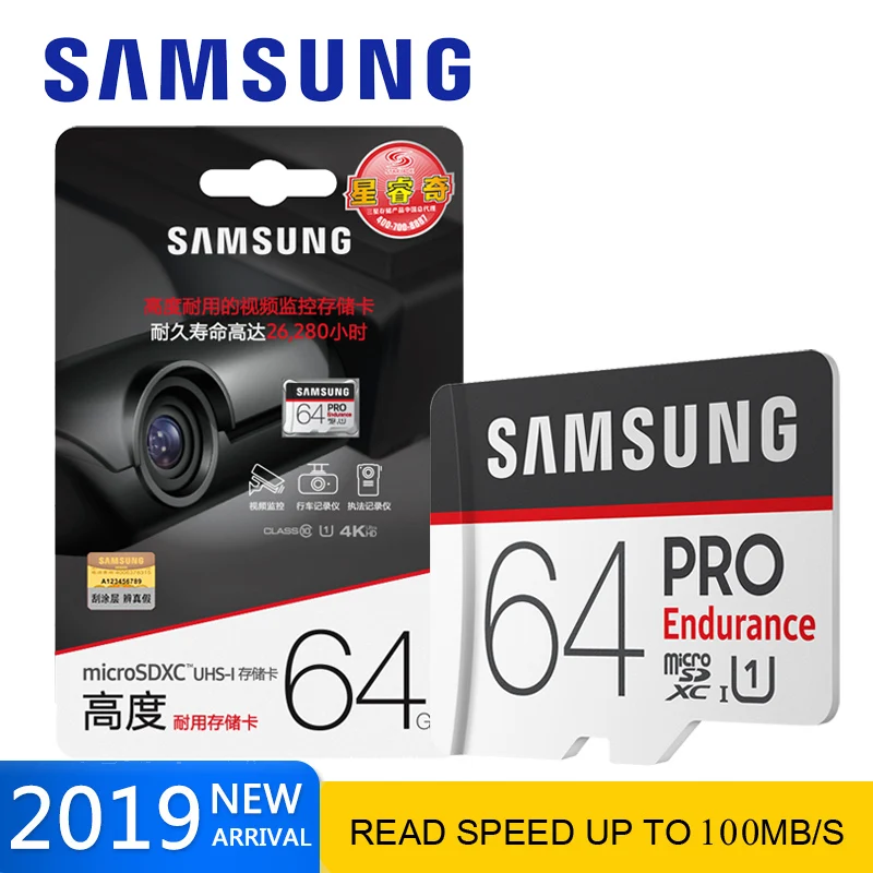 

Samsung SDHC/SDXC Micro SD Card 64GB 128GB Microsd 256 GB sdhc 32GB PRO Endurance Memory Card Class 10 Mini SD Card 16GB card
