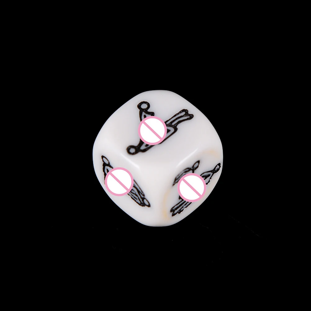 1pc Funny Sexy Romance Love Humour Gambling Adult Games Erotic Craps Sex Dice 6 Positions Pipe funny Toy For Couples 20*20*20mm