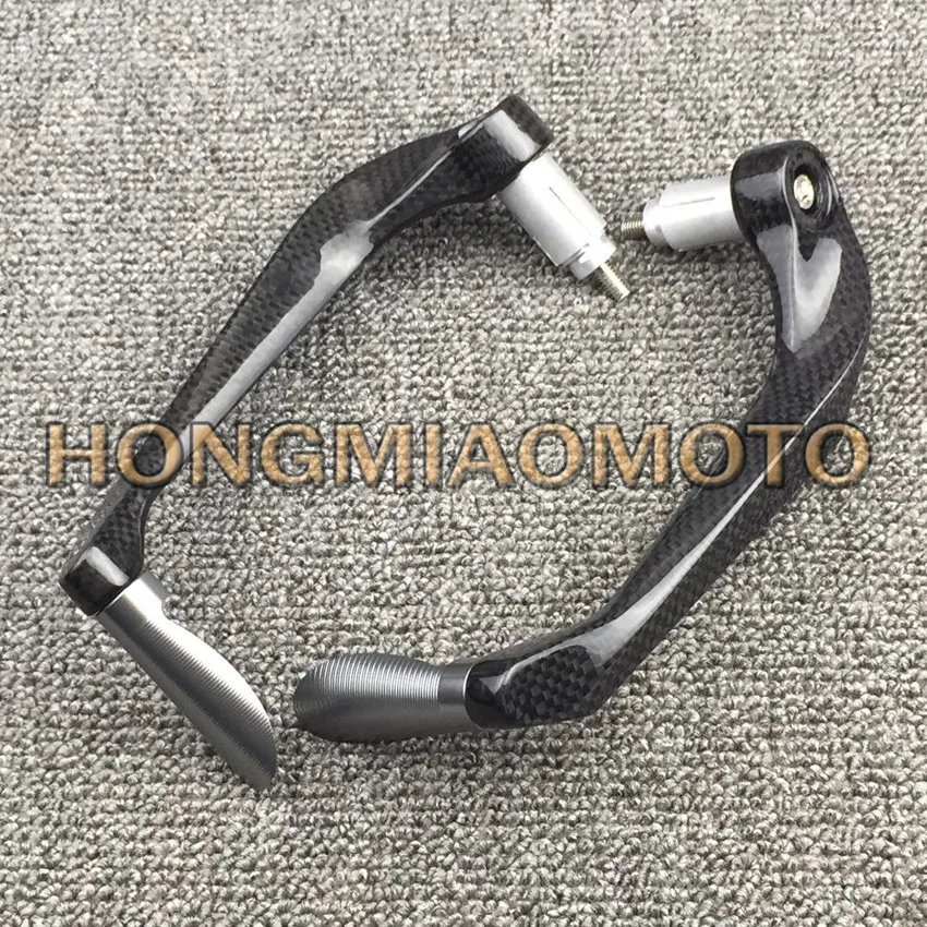Carbon fiber+Aluminum Universal 7/8 Inches 22mm CNC Handlebar Protector Brake Clutch Protect Motorcycle Lever Guard Proguard