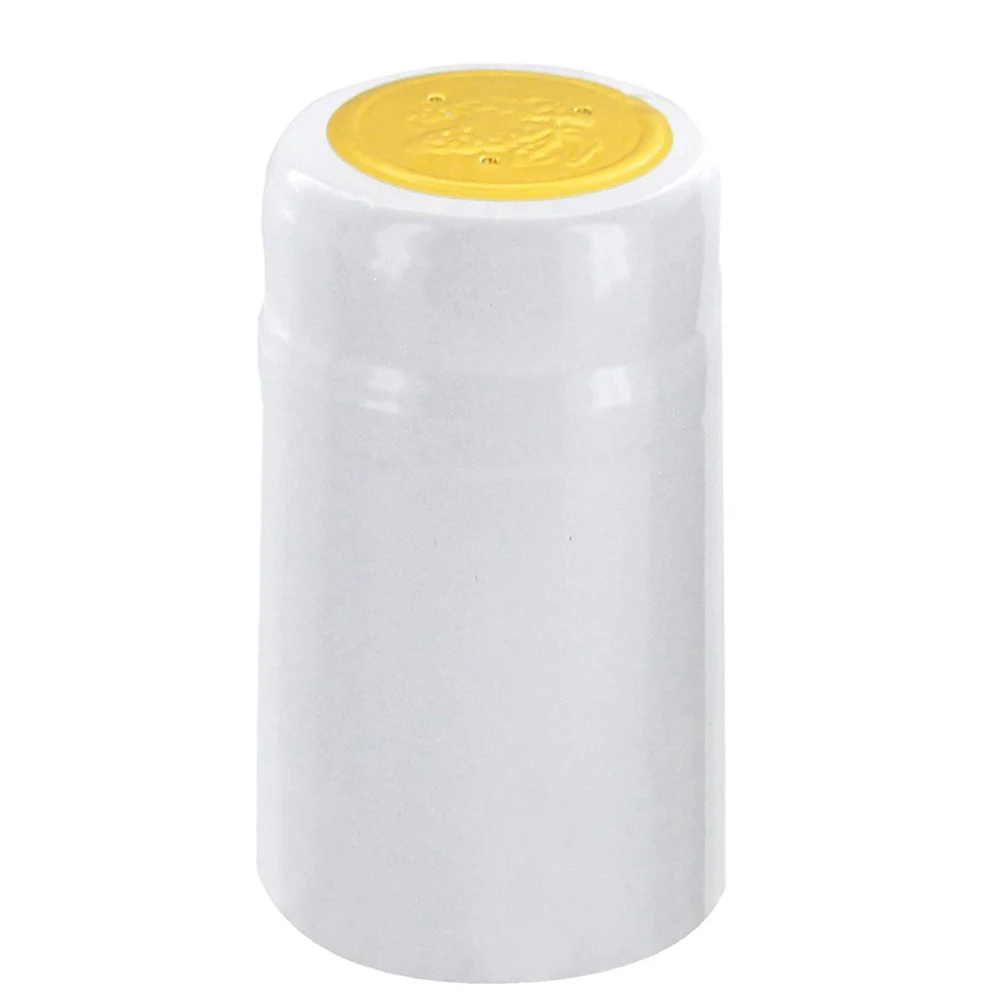 ПВХ термоусадочные капсулы для винных бутылок-100 Кол-во(белый