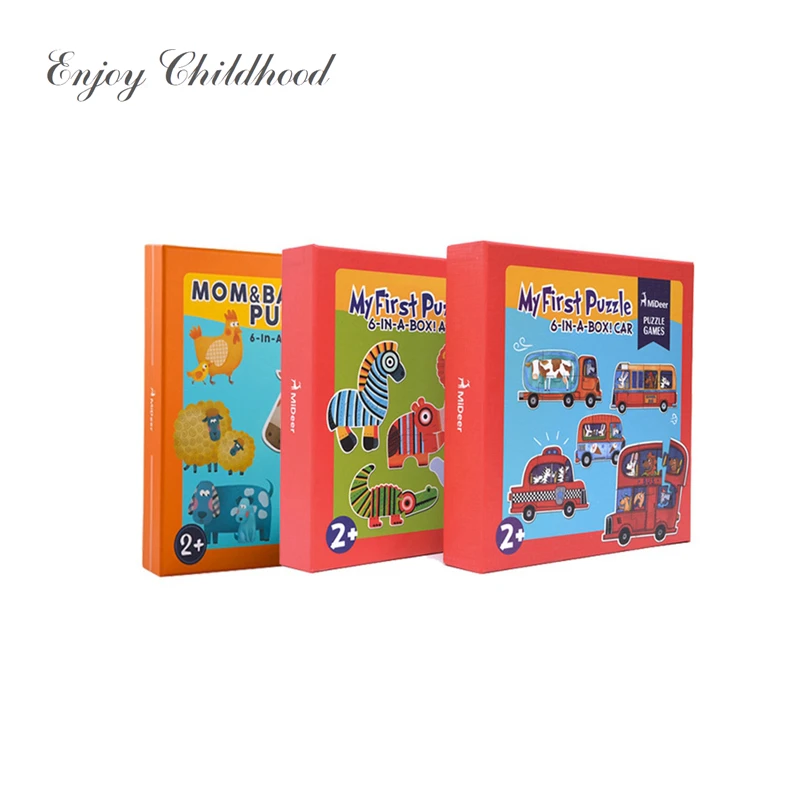 

Mideer My First Puzzle Series Car Animal Farm Colorful Jigsaw Puzzle Early Educational Toys for Children Interactive Toys Gift