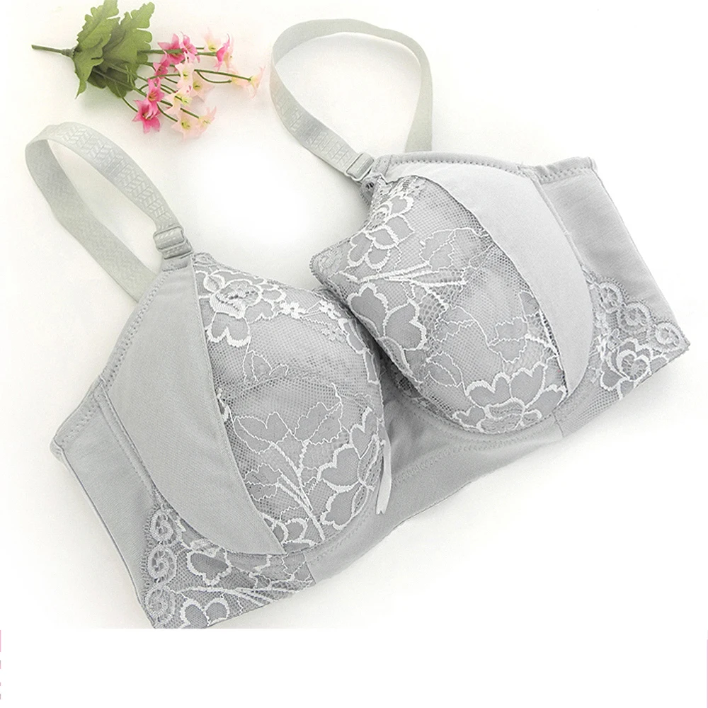 Sexy women bra plus size C D E cups Thin push up bra brassiere underwear lace embroidery bras for women 80 85 90 95 100 Dropship