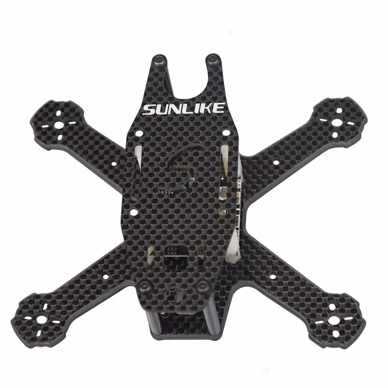 

F19684 S130A Mini Super Light 130mm Integrated Frame Kit Pure Carbon Fiber with PDB for DIY Racer Quadcopter