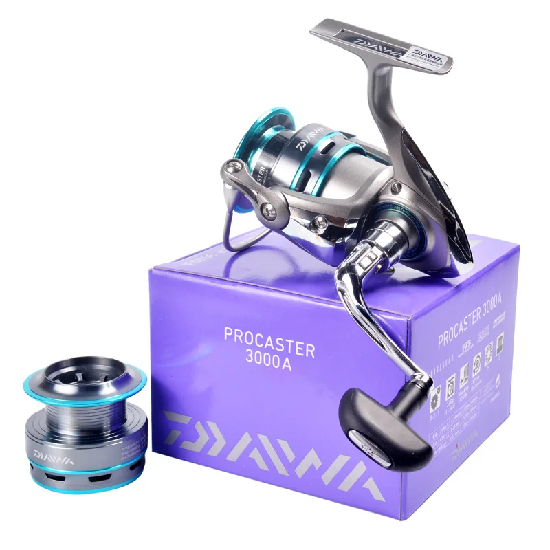 Оригинальная Рыболовная катушка DAIWA PROCASTER ABS & Metal 2000 4000 размер 7BB металлическая