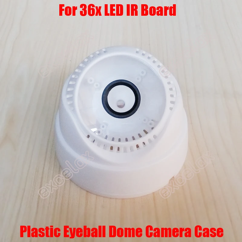 

2PCS/Lot Plastic Eyeball Dome Camera Case for 36PCS IR LED Board M12 Indoor Video Security CCTV Camera Assembly by Excelax