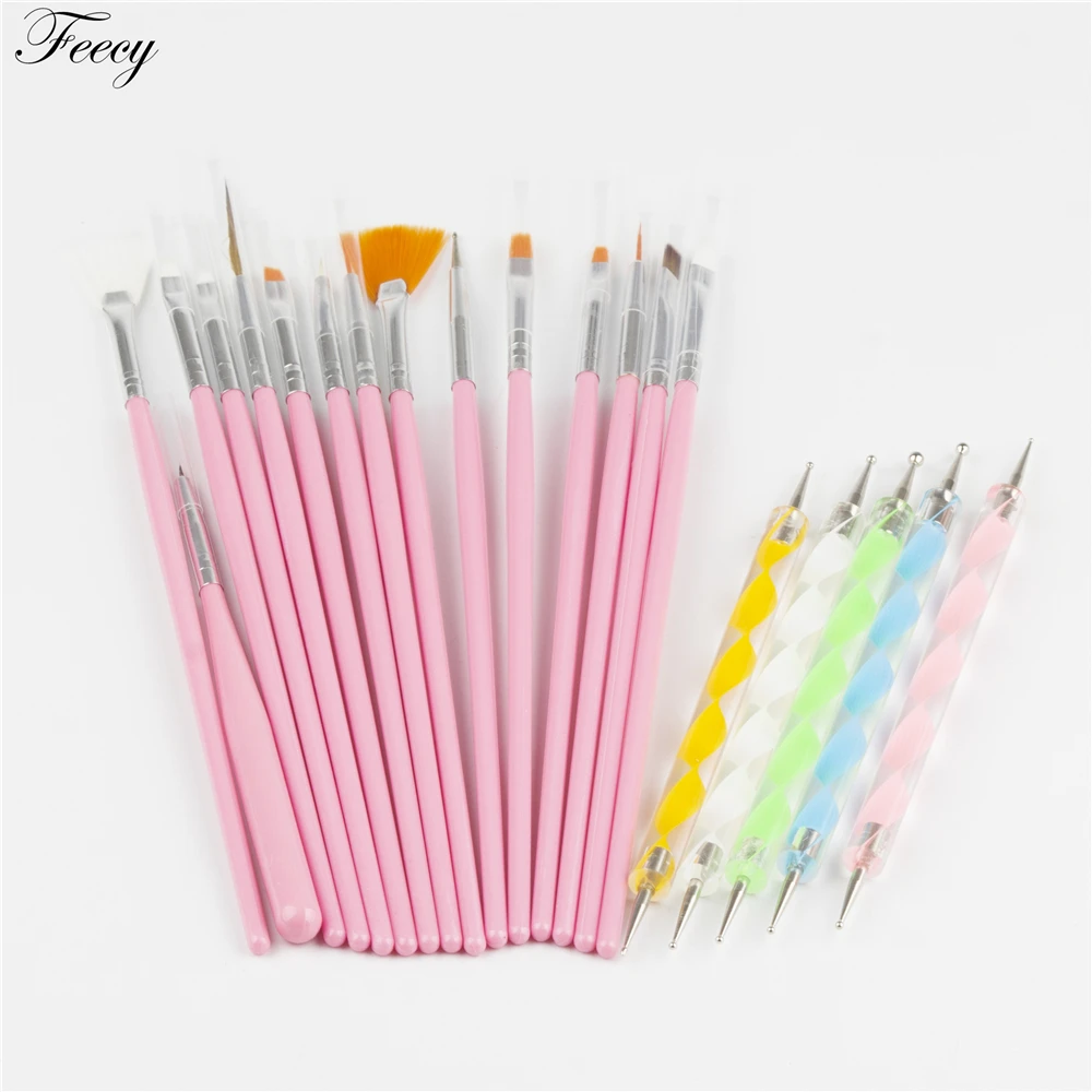 

Nail Brush20 pcs/set Nail Tools Dotting Painting Drawing Pen Nail Art Brush Gel Polish Brushes Tool sainting Pen Nail Art Tool