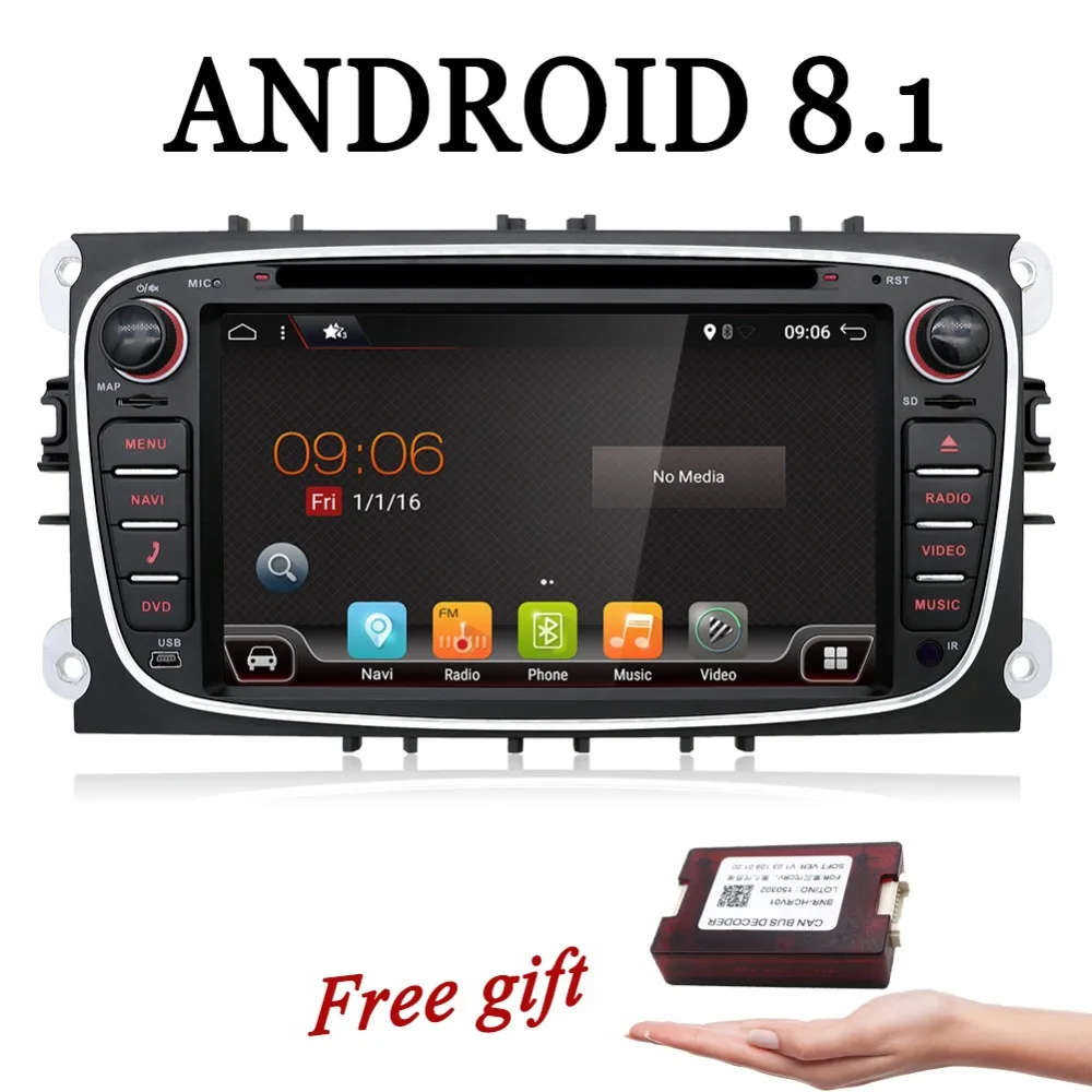 

2din car radio Android 8.1 Octa Core GPS Navi USB DVD Player For FORD Mondeo S-MAX Connect FOCUS 2 2008 2009 2010 2011 2012 2013