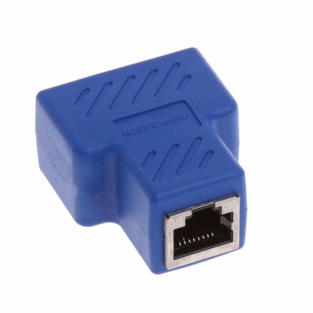 OOTDTY 1-2 способа RJ45 LAN Ethernet сетевой кабель сплиттер удлинитель Т-адаптер разъем |
