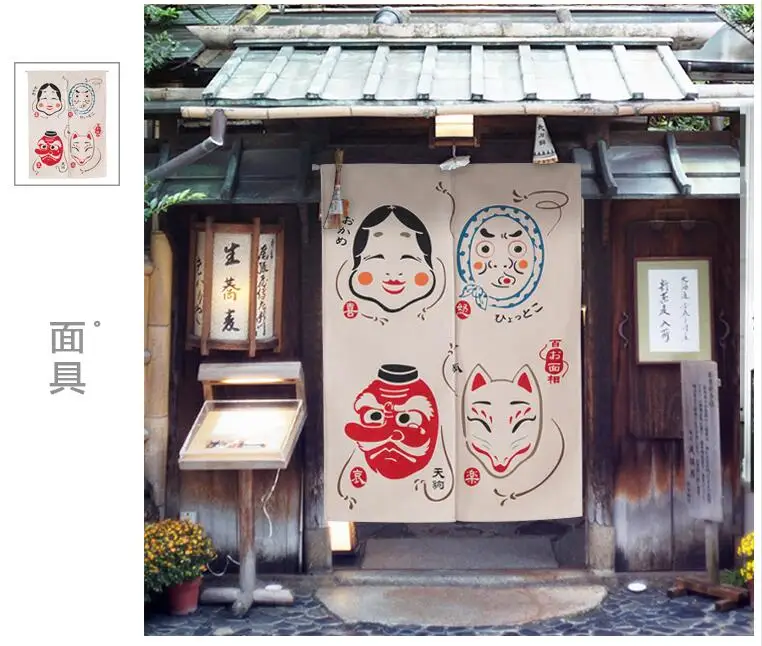 Дверь занавеска льняной гобелен детский кабинет спальня домашний декор для кухни занавеска s японская Геометрическая настраиваемая