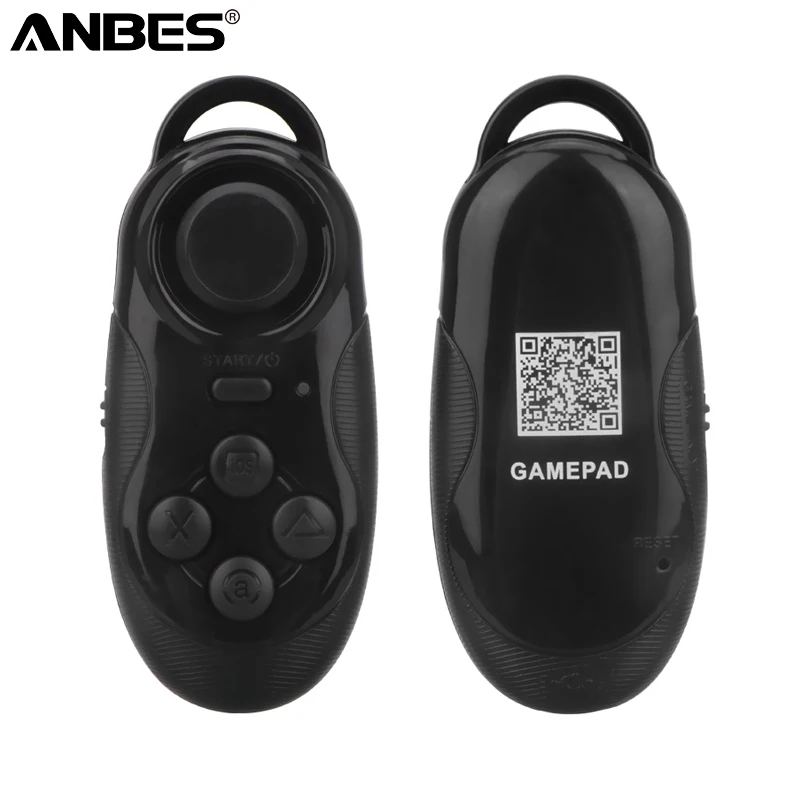 

Selfie Remote Shutter Wireless Mouse Black Mini Bluetooth Gamepads Game Controller Joystick For iOS Android Smartphone TV Box