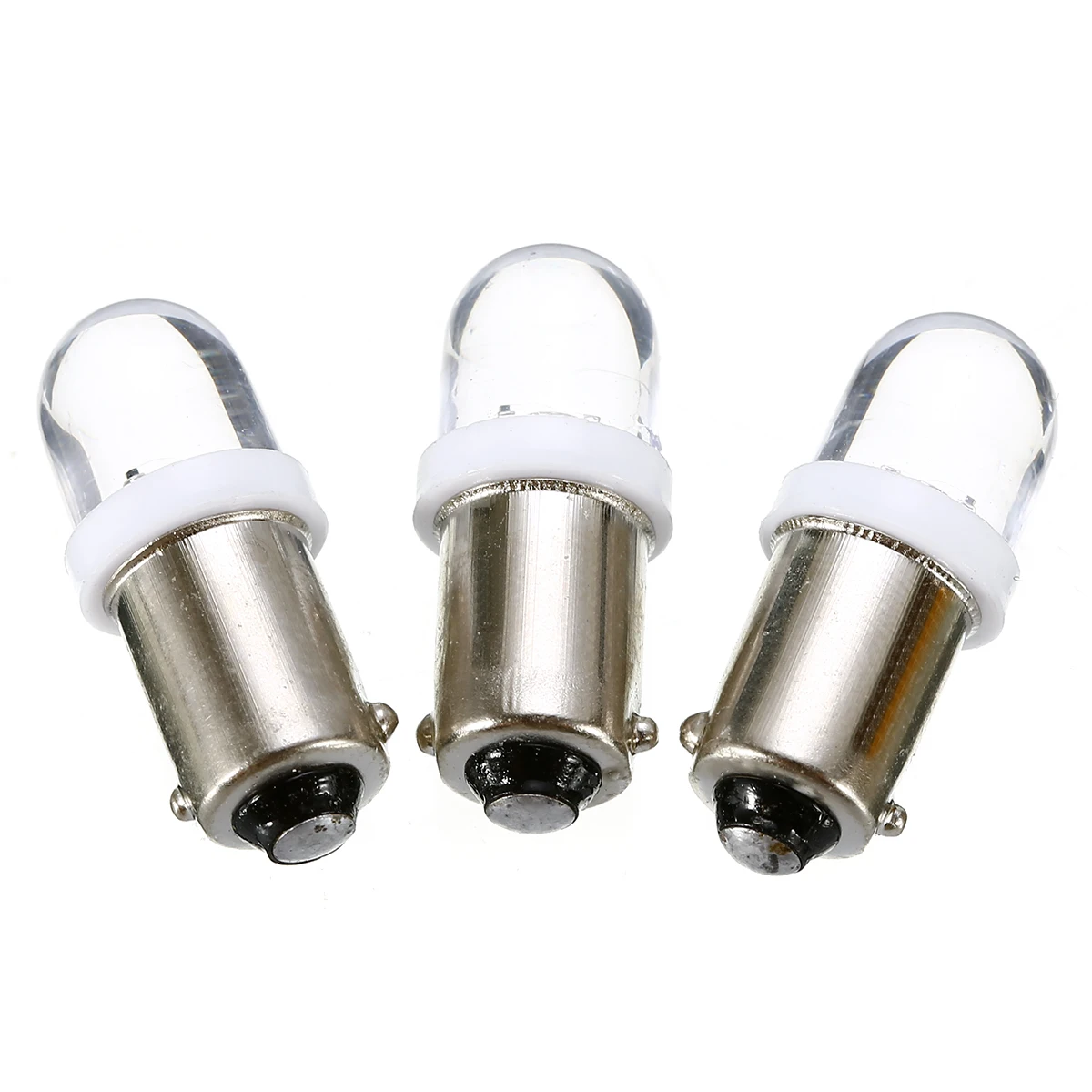 20pcs T11 Side Maker Light Car T4W BA9S H6W 1895 1SMD LED 12V Turn Signal Dashboard Light Bulb White Map Lamp