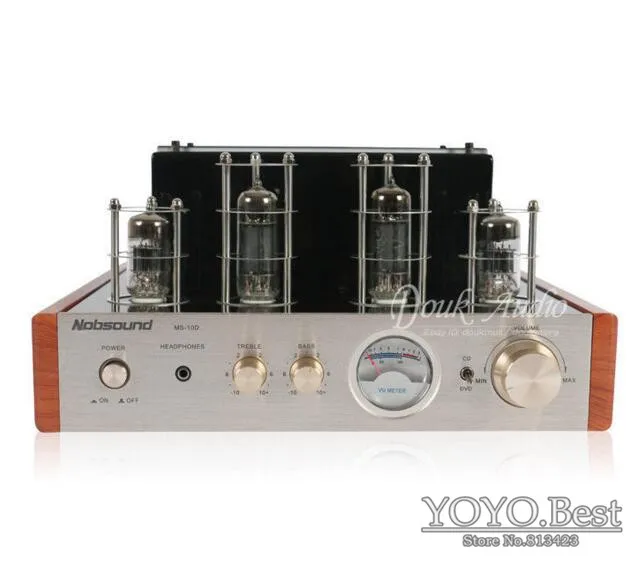 

Nobsound MS-10D Tube Amp Home Audio HiFi Stereo Most Cost-effective Amplifier Excellent Sound With Headphone Support 220V
