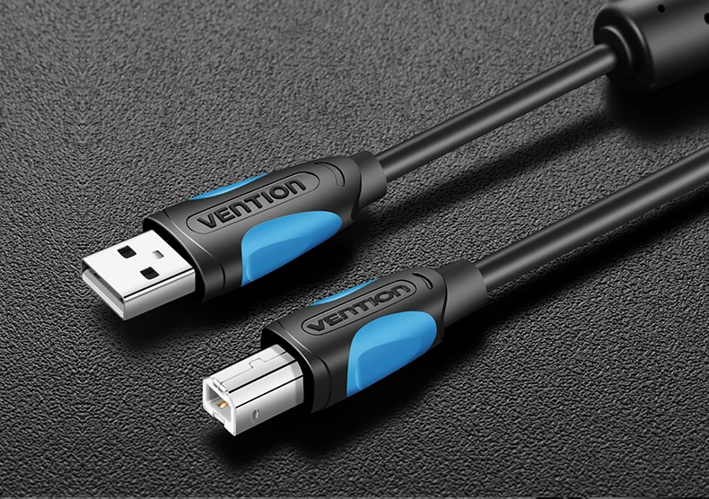 Vention USB 2,0 кабель для печати USB 2,0 type A Male To B Male Синхронизация данных сканер USB кабель для принтера 1 м 2 м для принтера hp Canon Epson