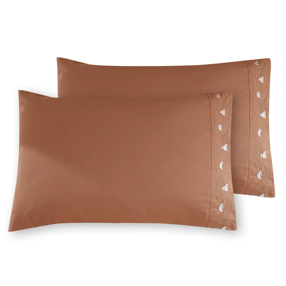 

Luxury Decoration Series Solid Embroidery 4 Piece Bedding/Bedding Home Textiles