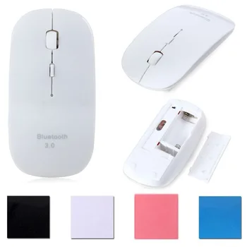 

USB Optical Bluetooth Mouse Colorful Ultra Thin Super Slim Mouse Cordless Computer PC Laptop Desktop Mouses