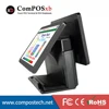 Недорогая POS-система с двойным экраном, ресторанная 15-дюймовая емкостная сенсорная терминальная система точки продаж ► Фото 3/6