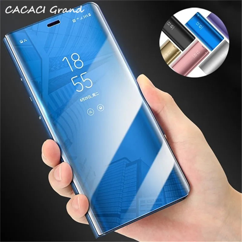 For Samsung Galaxy S10E Case Clear Leather Stand Smart View Mirror Flip Cover For Samsung Galaxy S10 Plus M10 M20 S 10 Fundas For Samsung Galaxy S10E Case Clear Leather Stand Smart View Mirror Flip Cover For Samsung Galaxy S10 Plus M10 M20 S 10 Fundas