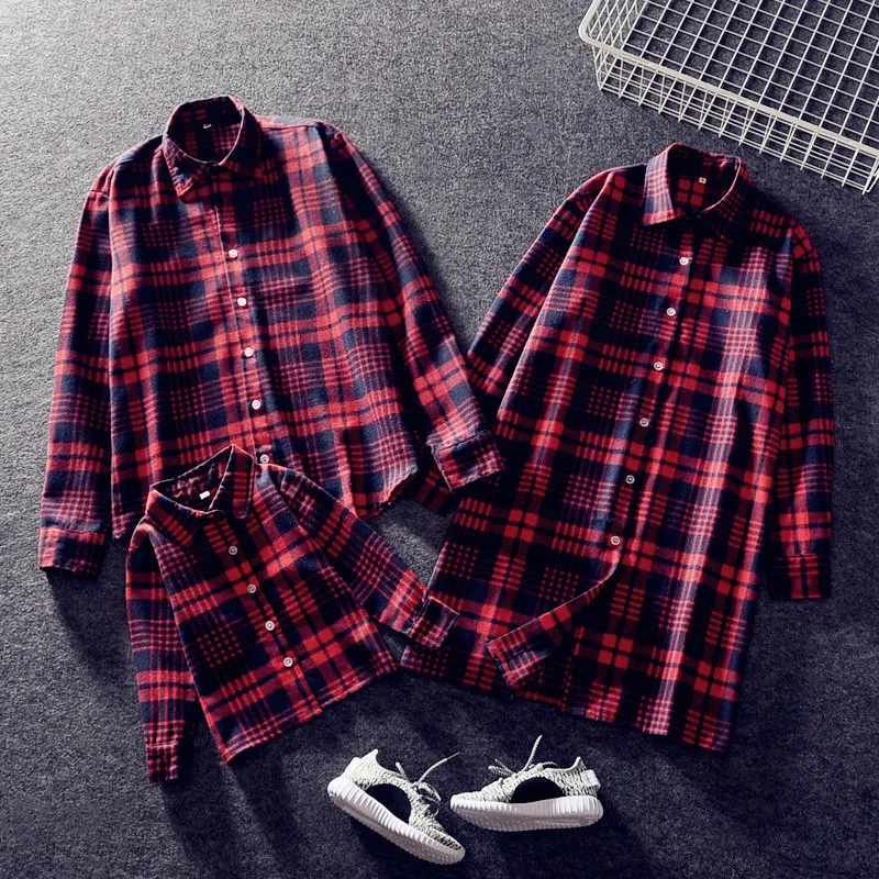 

Parents and Children Shirts Father and Mother Fashion Baby Girl Boys Clothes Kids Neutral Spring Casual Family Clothing Outfits