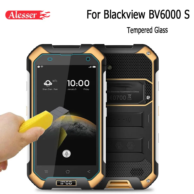 

Alesser For Blackview BV6000S Original Tempered Glass Film scratch-proof Protective Steel Film for Blackview BV6000 Mobile Phone