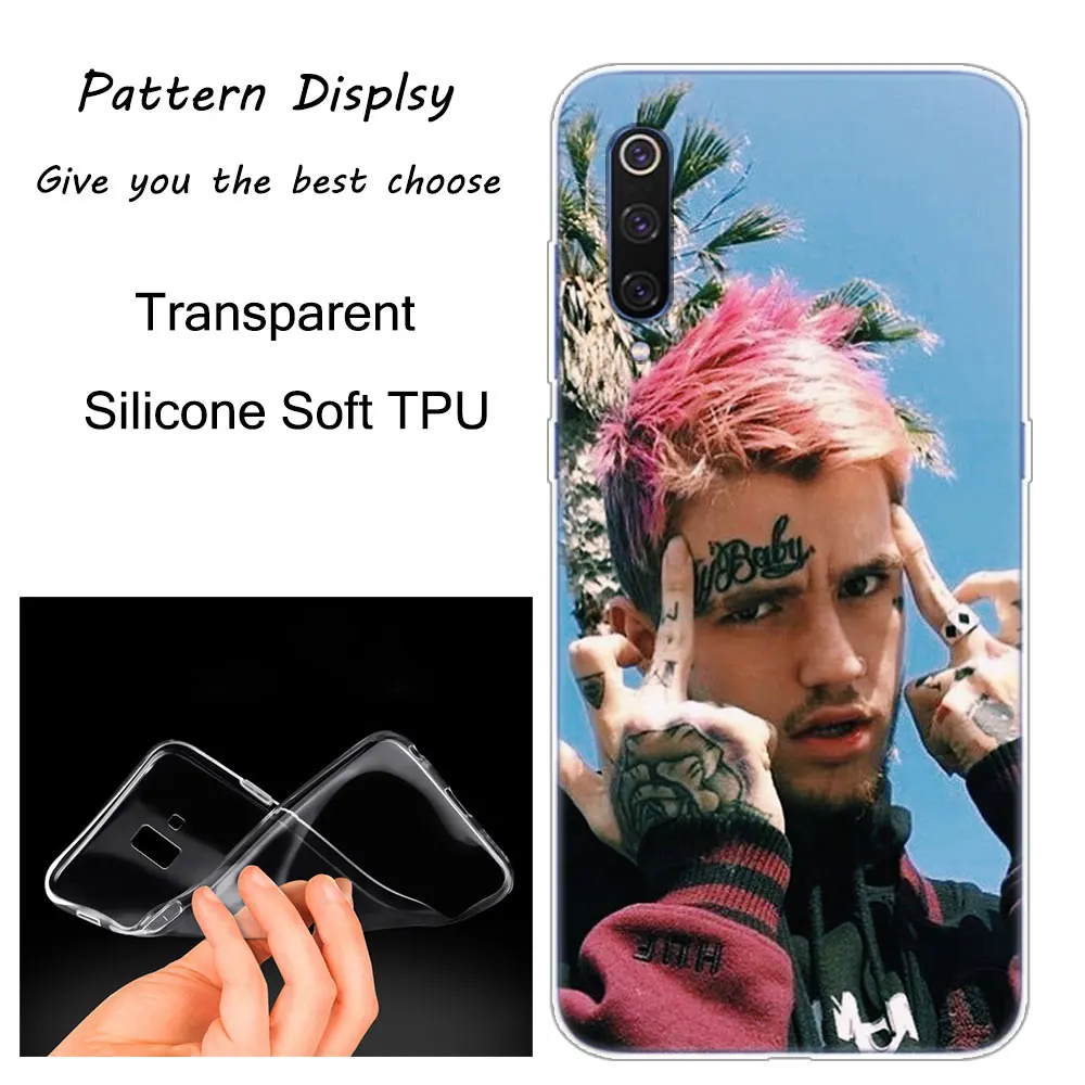Модный мягкий силиконовый чехол Lil Peep для Xiao mi Pocophone F1 mi 5X A1 6X A2 8 SE Lite Play mi x3 9 9SE 9T Pro CC9