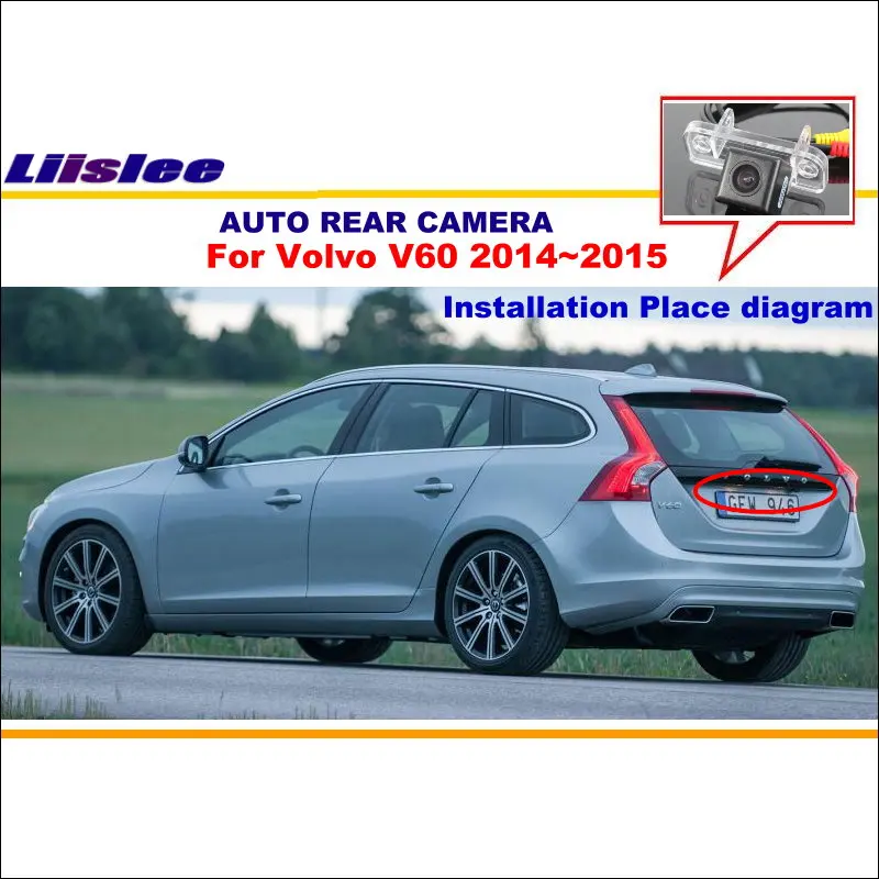 

Liislee Car Rear View Camera For Volvo v60 2014~2015 / Back Parking Camera / License Plate Lamp Camera