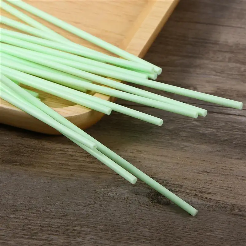 60pcs Cake Pop Sticks 15 cm Pastel Colors Kitchen Craft Plastic Handles