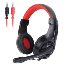 Wired Headphones Deep Bass Earphone Adjustable Stereo Sound Gaming Headset With 3.5mm Audio Cable For Desktop/PC Gamer LOL