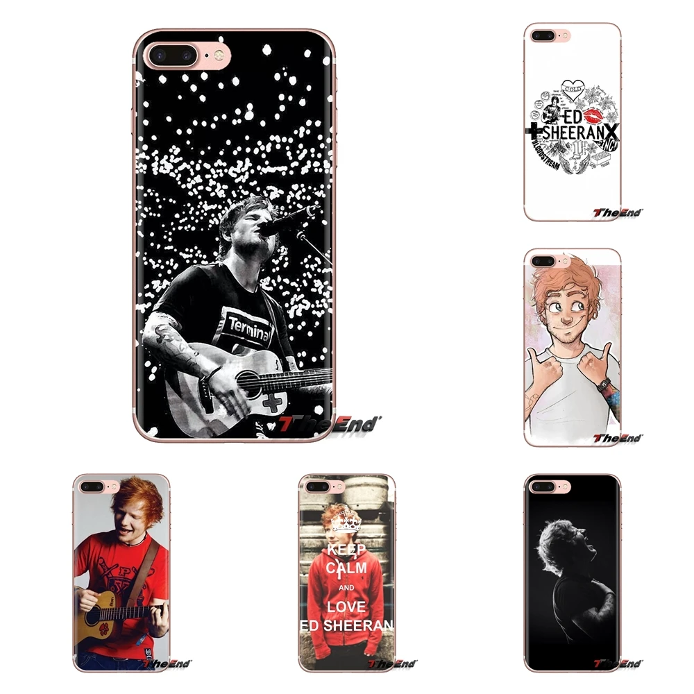 Soft Transparent Shell Covers For Samsung Galaxy J1 J2 J3 J4 J5 J6 J7 J8 Plus 2018 Prime 2015 2016 2017 ed sheeran funny anime |