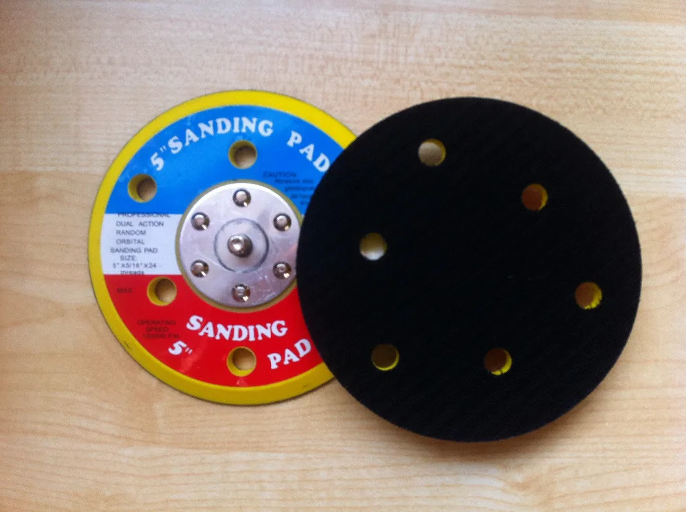 10pcs/lot 5 inch air sanding disc, polish pad for air sander with