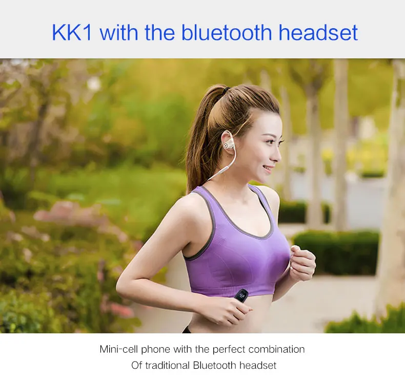AEKU KK1 Мини Сотовые телефоны беспроводные наушники bluebooth handsfree Bluetooth Dialer Magic Voice изменить детский мобильный телефон