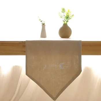 

Simple Solid Linen Rustic Home Decor table runner 4 Size for choose