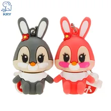 Kry USB Flash Drive Memory Stick коньехо gris де коньехо Rosa USB2.0 4 ГБ 8 ГБ 16 ГБ 32 ГБ 64 ГБ флешки де Dibujos animados