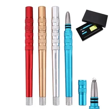 1 ручка+ 10 шт. лезвия для стрижки салона волшебная ручка с гравировкой бритва из нержавеющей стали для укладки волос брови и бороды многоцелевой