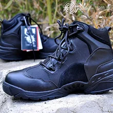 Для мужчин спортивная дышащая обувь тактический бой Армейские сапоги восхождение Пеший туризм походы Водонепроницаемый отдых кроссовки 2 цвета
