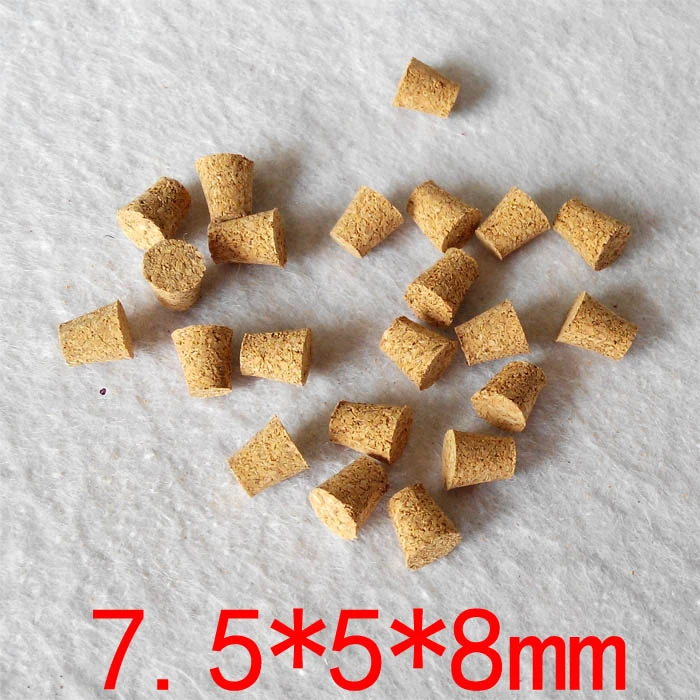 

7x5x8mm mini Glass Test Tube Stoppers Small Glass Bottle Soft Corks Plug Free Shipping