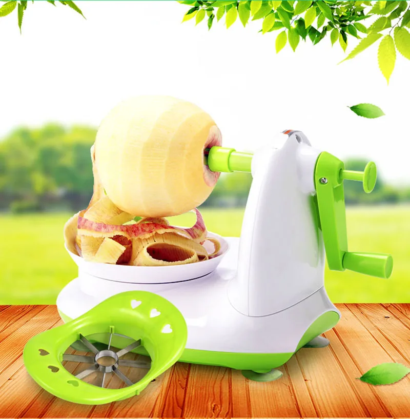 Новое поступление Многофункциональный ручной Apple нож с бесплатной Apple Slicer Cutter Фрукты и овощи инструменты пилинг машины