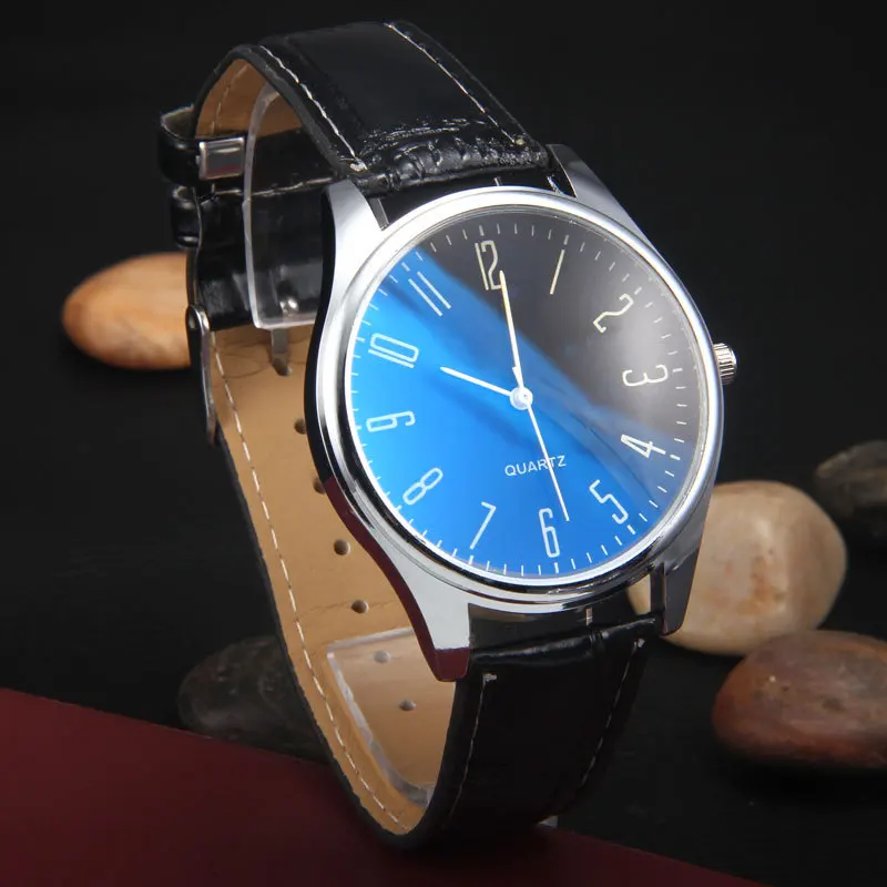 

XG550 Casual Men's Quartz Wristwatch Black Leather Men's Dress Watch Business Watch Reloj Hombre Relogio Masculin Men's Gifts