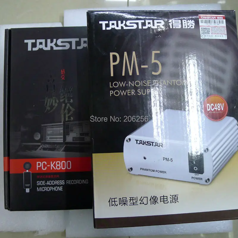 Студийный конденсаторный микрофон Takstar для записи и монитора HD5500 комплект