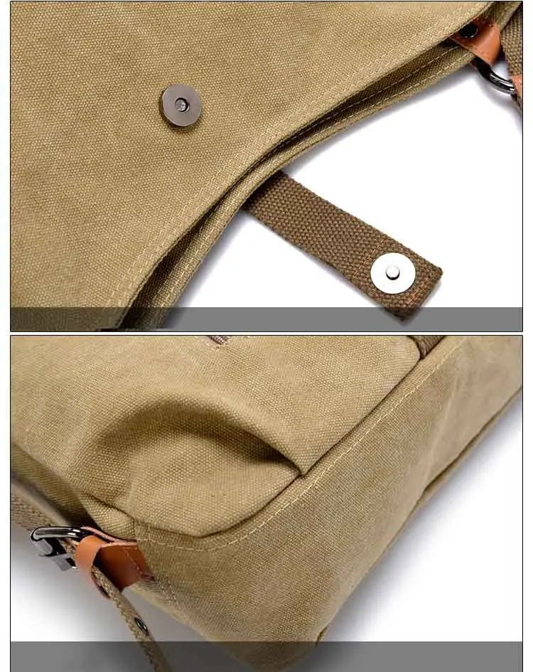 Women's Washed Canvas Handbag Large Capacity Shoulder Bags Female Casual Crossbody Tote Lady Vintage Camel Black Messenger Pack (14)