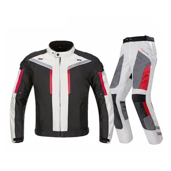 

Cycling Professional Motorcycle Suit Jacket Pants Winter Warm Safety Visibility Protective Racing Clothing All Season