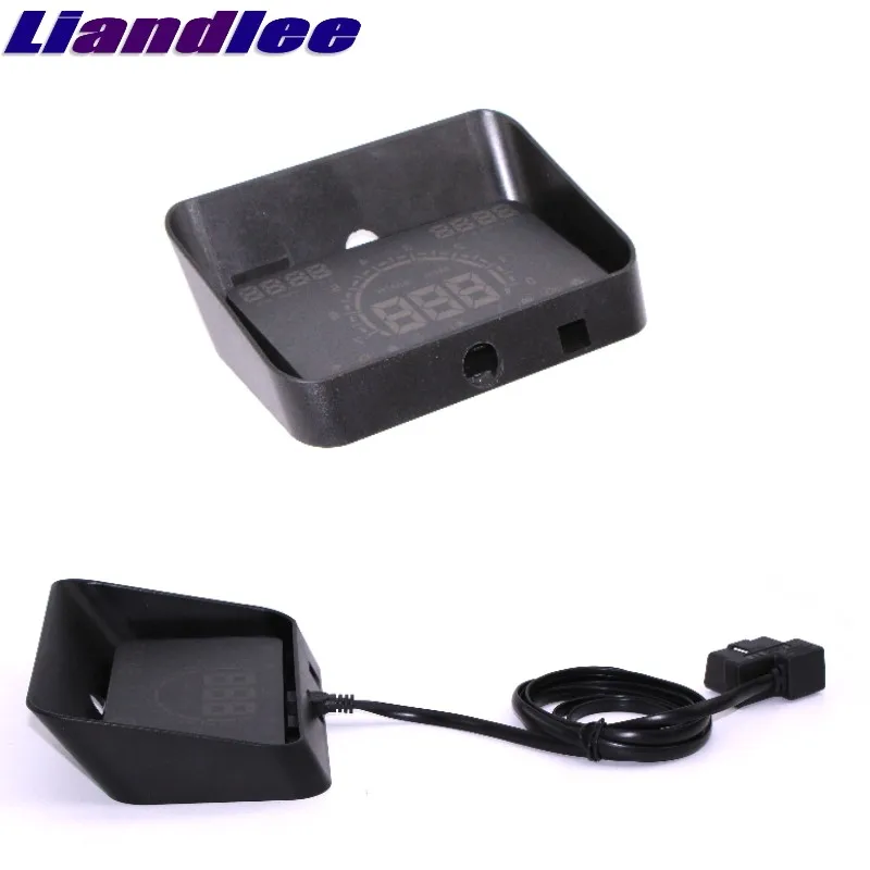 Liandlee HUD для Audi Q5 8R FY 2008~ цифровой спидометр OBD2 головой вверх Дисплей большой монитор гоночный HUD