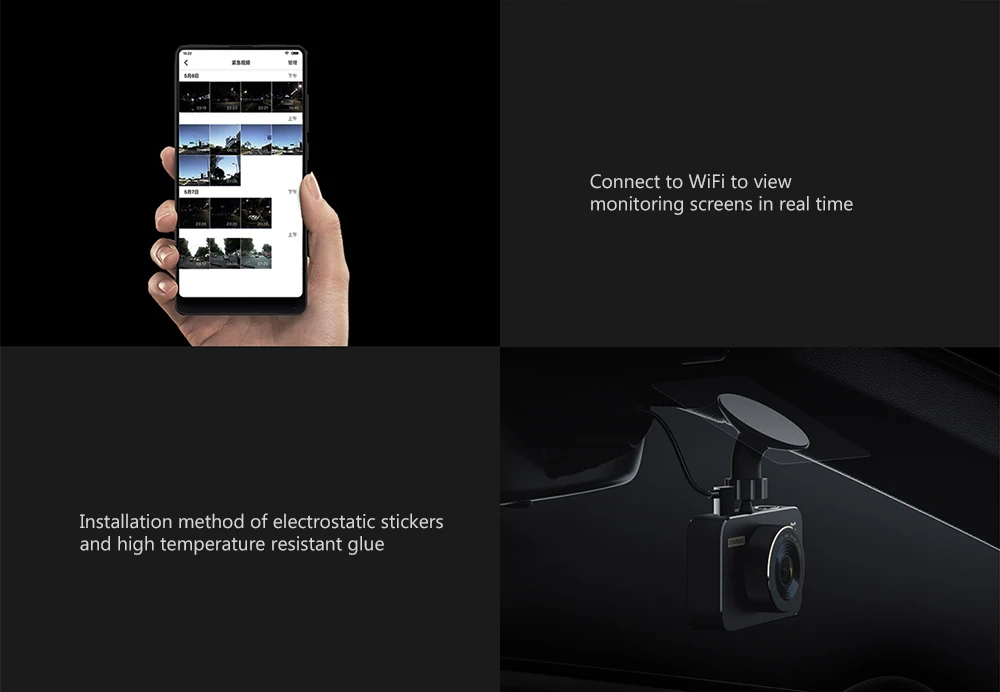 Автомобильный видеорегистратор Xiaomi MIJIA 1 S, камера ночного видения с градусами, умное Голосовое управление, 1080 P, ips экран, регистратор вождения автомобиля