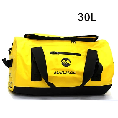 30L Yellow Водонепроницаемая складная сумка 30л/60л/90Л ПВХ Рюкзак Сухой Рюкзак плавающие сумки для хранения для спорта на открытом воздухе плавания рафтинг Каякинг - Цвет: 30L Yellow