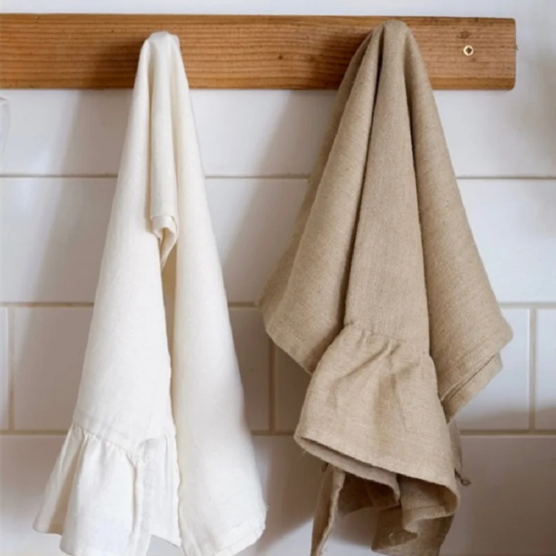 100% Linen Catch Selvedge Facial Cleansing Towel Hanging ...