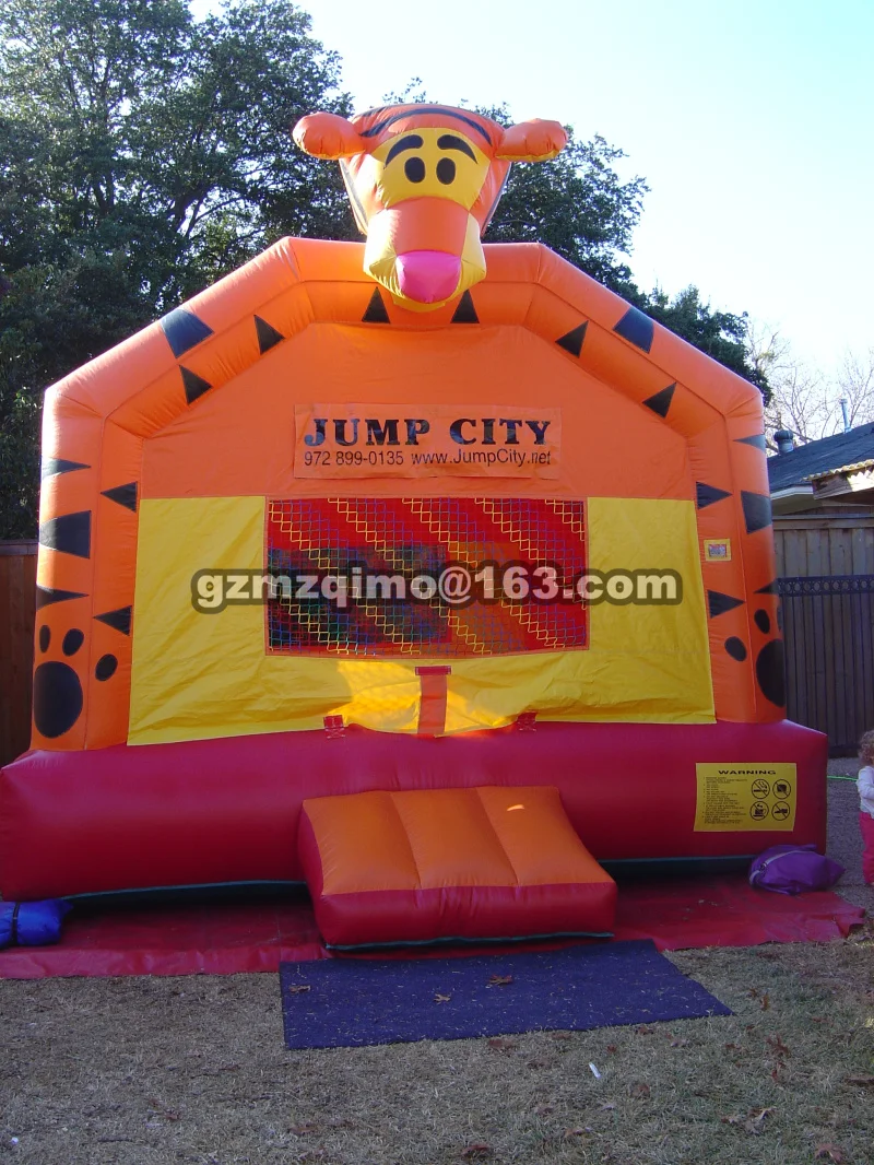 Детский дом для прыжков надувной прыгающий тигровый замок|bounce house|bounce houses for