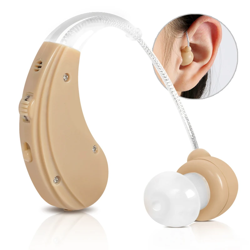 USB Rechargeable Adjustable Hearing Aid ear headphones AXON Hearing