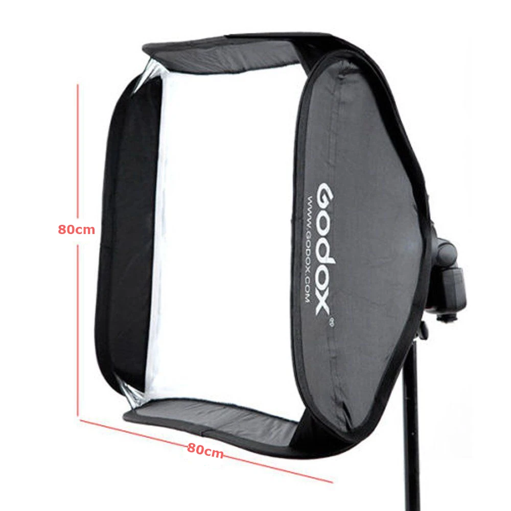 Godox 3"* 32" 80*80 см 80x80 см складной софтбокс Godox Suitbale для s-типа кронштейн камеры студийной вспышки fit Bowens Elinchrom